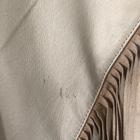 Vintage Leather Tassel Jacket - Tan - Picture 11 of 16